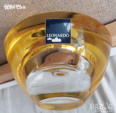 Leonardo цветно стъкло Морано ваза маркирана, снимка 11 - Вази - 47268935