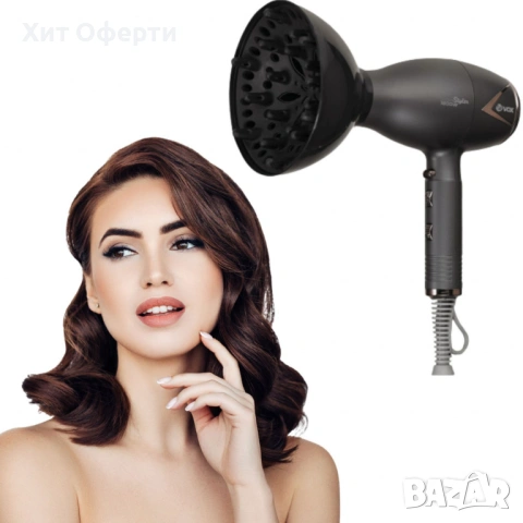 Сешоар VOX,  HT 8776, йонизация, концентратор и дифузер, снимка 4 - Сешоари - 53145801