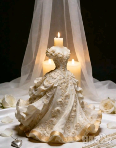 Молд сватбена, абитуриентска рокля , снимка 2 - Форми - 53795596