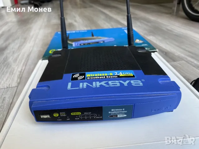 Рутер Linksys WRT54GL, снимка 3 - Рутери - 46914980