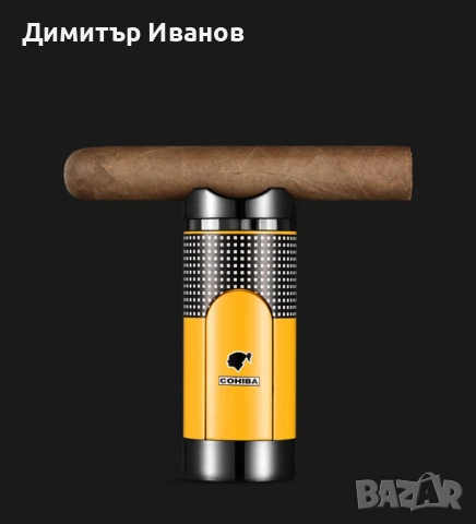 Cohiba подаръчен комплект от пепелник,запалка и ножица за пури, снимка 4 - Други - 50998786