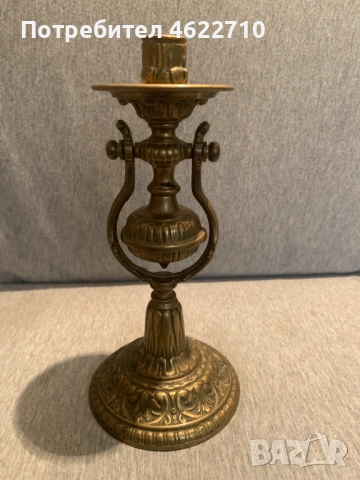  стар  месингов корабен аплик свещникк , снимка 3 - Антикварни и старинни предмети - 53487389