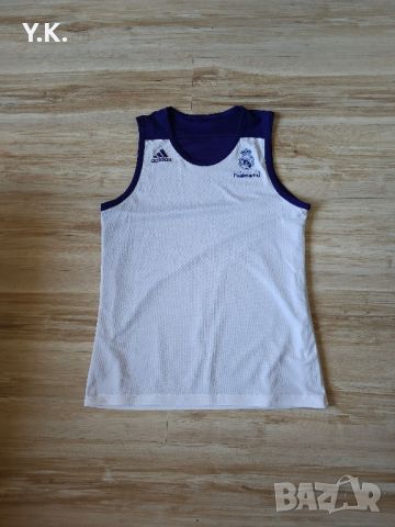 Оригинален мъжки двулицев потник Adidas x F.C. Real Madrid, снимка 4 - Тениски - 46272401