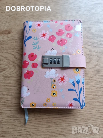 Стилен тефтер със секретна закопчалка , снимка 2 - Ученически пособия, канцеларски материали - 53018824