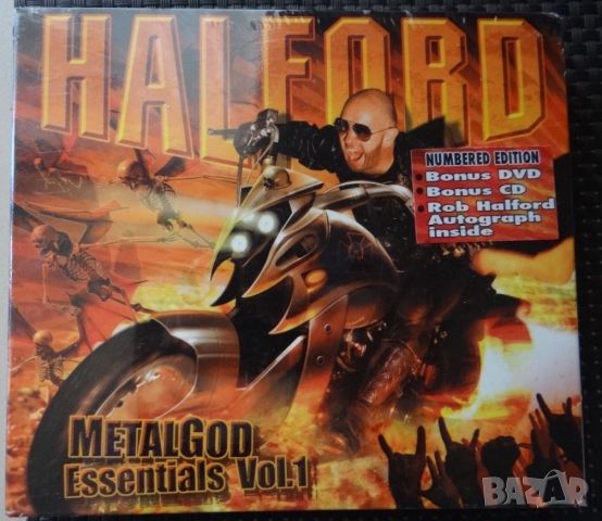 Rob Halford Metal God Essentials Vol 1 Limited Edition CD+DVD DigiPak with autograph inside, снимка 1