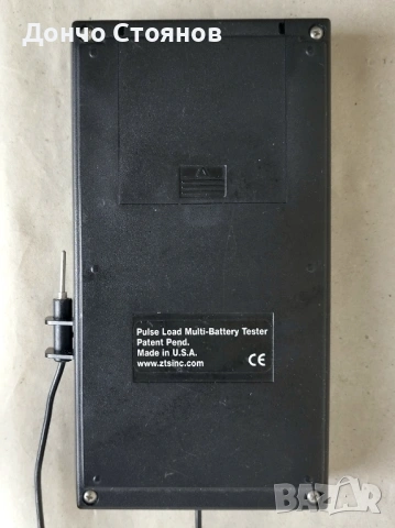 Професионален тестер за батерии ZTS MBT-1 / U.S.A., снимка 2 - Друга електроника - 53445559
