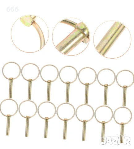 12 броя Заключващи щифтове, снимка 2 - Други стоки за дома - 53865903