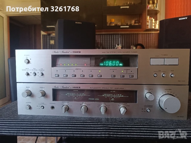 FISHER FM-2421 TUNER  			