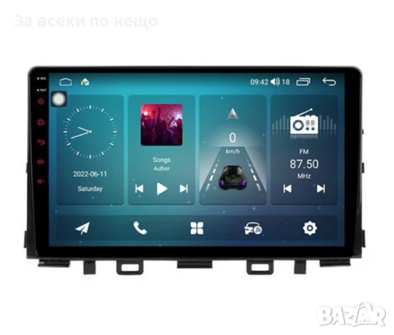 9-инчова мултимедия с подарък камера за KIA Rio (2017–2020), снимка 3 - Аксесоари и консумативи - 51115848