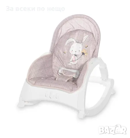 ✨Бебешки шезлонг LORELLI ENJOY BEIGE DAISY, до 18 кг., снимка 3 - Детски шезлонги - 48935161