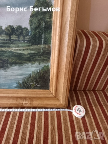 Картина Воденицата маслени бои , снимка 3 - Картини - 53747442