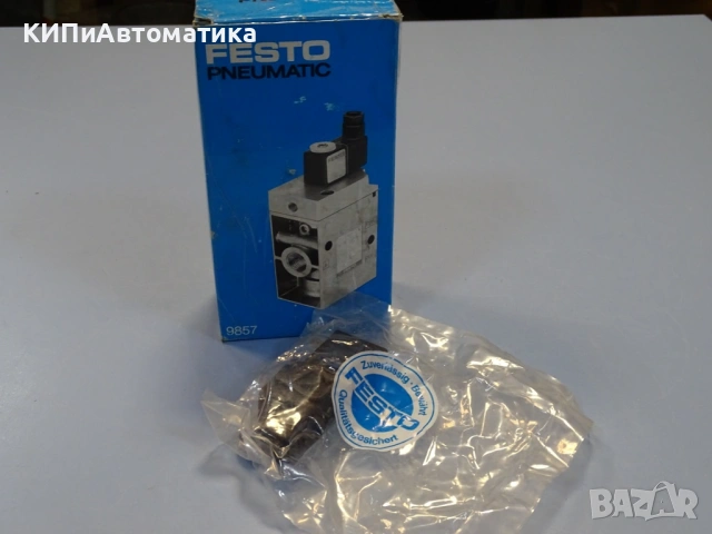 ел. магнитен вентил Festo MFH-3-1/2 typ9857 Pneumatic Solenoid Valve 2-8Bar 220V/24VDC, снимка 9 - Резервни части за машини - 53151362