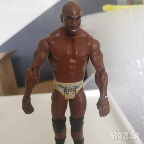 Екшън фигура 2010 WWE Titus O'Neil Тайъс О'нийл Mattel Basic figure wrestling играчка NXT, снимка 3 - Колекции - 48399749