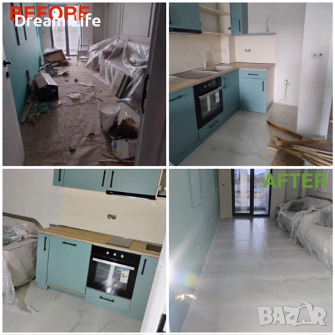 Почистване след строеж, саниране или строителен ремонт, снимка 6 - Кърти, чисти, извозва - 50370766