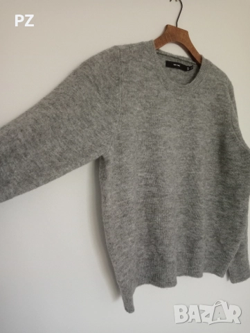 Сив вълнен пуловер Vero moda, снимка 5 - Блузи с дълъг ръкав и пуловери - 52256754