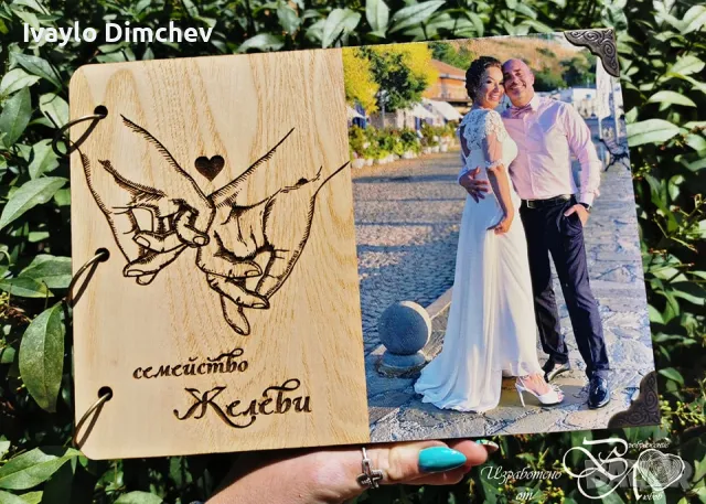 Фото Албум от дърво, снимка 10 - Подаръци за рожден ден - 19662889