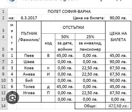 набираме на текст, обработване на таблици, вкарване на данни, счетоводни таблици , снимка 1 - Счетоводни услуги - 45784397