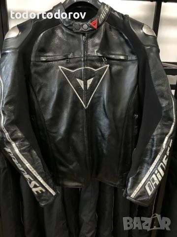 Кожено яке за мотор DAINESE AVRO D1 размер 50-M,оригинално,гърбица, снимка 1