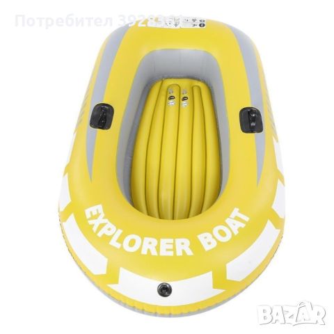 Едноместна надуваема каучукова лодка, снимка 4 - Водни спортове - 45317828