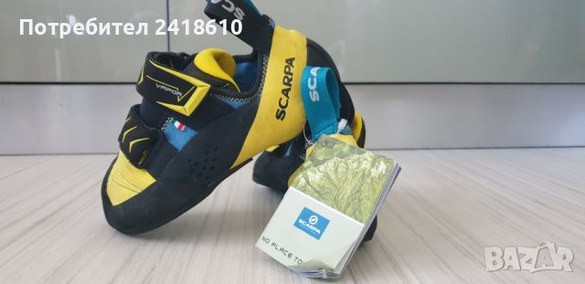 SCARPA Vapor V - Climbing Shoes Vibram Size 34 ОРИГИНАЛ! Детски обувки за катерене., снимка 2 - Детски обувки - 46759414