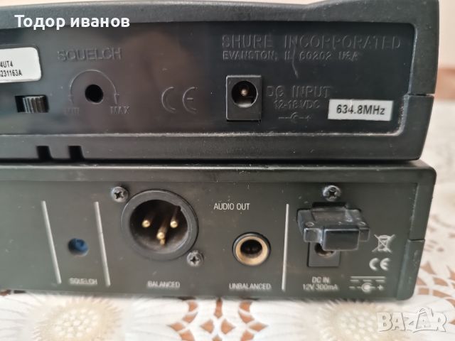 Shure-ut4,akg-sr45, снимка 5 - Микрофони - 45464080