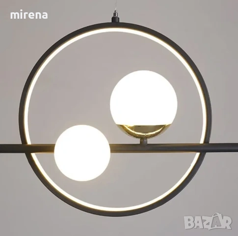 Дизайнерско LED осветително тяло, висящо ЛЕД висящи лампи, модерни, снимка 2 - Лед осветление - 53126432