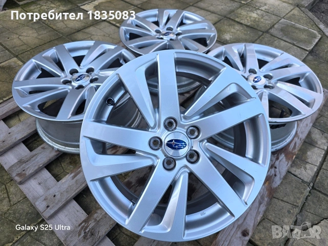 Лети джанти 16ки 5х100 Subaru +TMPS