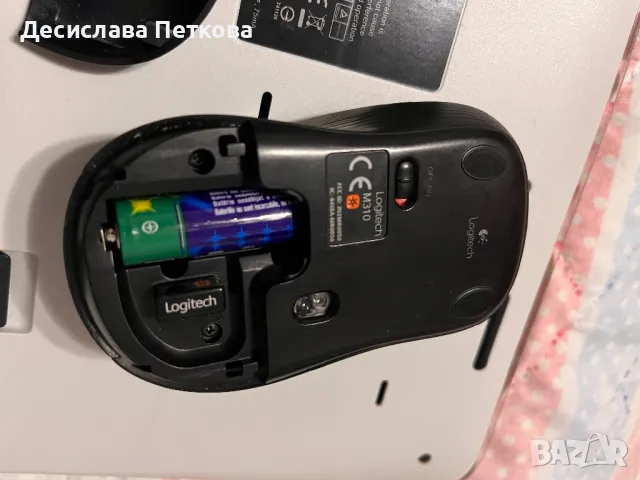 Безжична мишка и клавиатура Logitech, снимка 5 - Клавиатури и мишки - 49097118