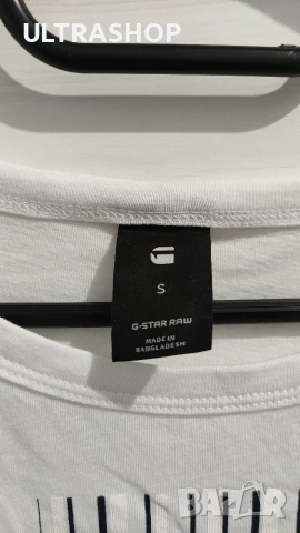 ДАМСКА тениска G-Star Raw size S, снимка 3 - Тениски - 53711470