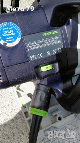 Festool TS 55 EBQ Потапящ циркуляр , снимка 9 - Други инструменти - 54147972