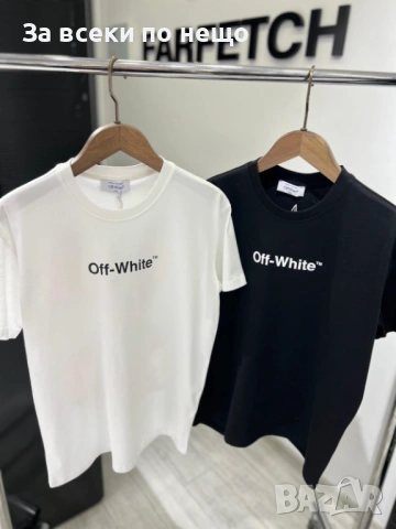 Off White Мъжка Тениска👕Мъжка Блуза С Къс Ръкав - Различни Цветове Код Urban52, снимка 2 - Тениски - 53689092