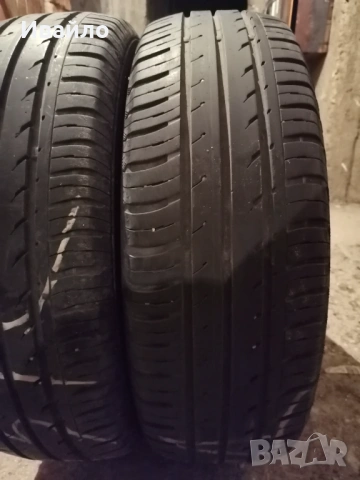 Продавам 2 броя летни гуми 185.65.15 на 1 сезон дот 2020 Контентал , снимка 2 - Гуми и джанти - 53608057