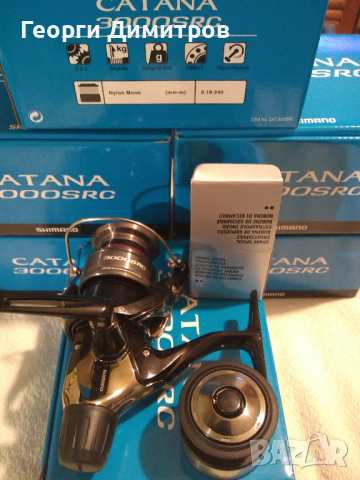 Макара Shimano Catana 3000SRC + бонус: резервен лагер, снимка 3 - Макари - 45034296