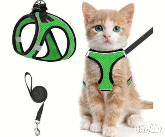 Каишка нагръдник за котка , снимка 1 - Други стоки за животни - 45560428