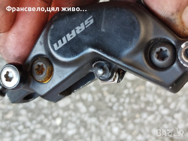 Предна четери бутална Хидравлична спирачка за велосипед колело sram code, снимка 4 - Части за велосипеди - 52629241