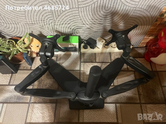 Стойка за два монитора, снимка 4 - Стойки, 3D очила, аксесоари - 53044657