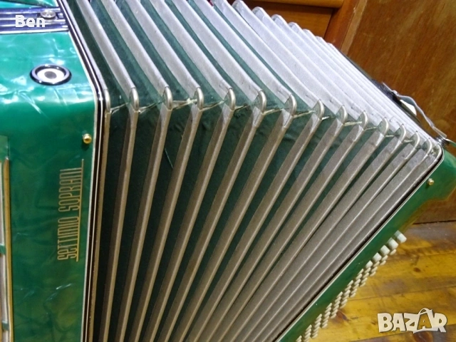 Акордеон Settimio Soprani Napoli-96 баса, снимка 7 - Акордеони - 54161378