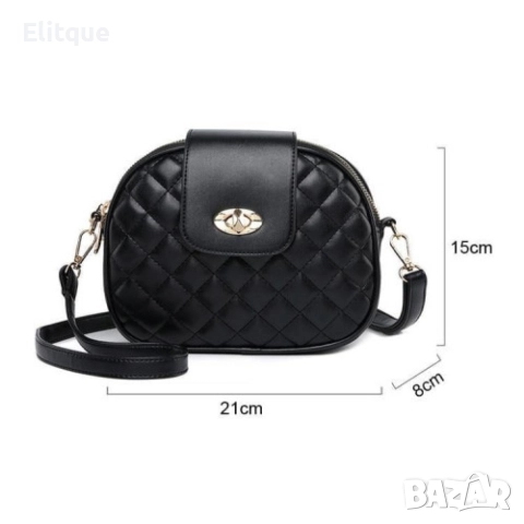 Малка дамска чанта с 2 прегради, снимка 5 - Чанти - 52896225