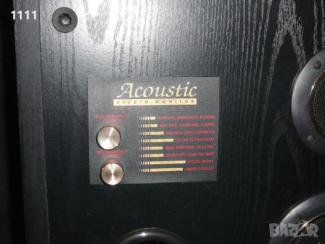 ACOUSTIC STUDIO MONITOR 12 incha basi, снимка 4 - Ресийвъри, усилватели, смесителни пултове - 45373831