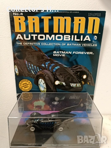 Batman Car Collection N.4 Batman Forever Movie 1995 Die Cast Eaglemoss Батман батмобил