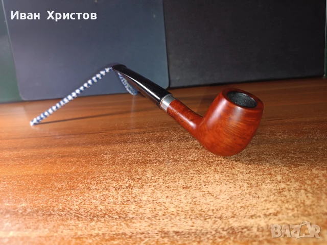 Лула от Олександр Антоненко - Билярд, красива, ръчно направена лула, като НОВА!!! , снимка 4 - Лули - 50496749