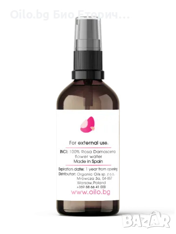 Oilo БИО Етерични масла Роза хидролат - Rose Hydrolate, снимка 2 - Други - 49739869