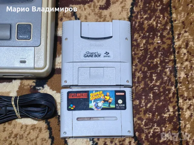 Nintendo snes пълен комплект с игра , снимка 3 - Nintendo конзоли - 47780071