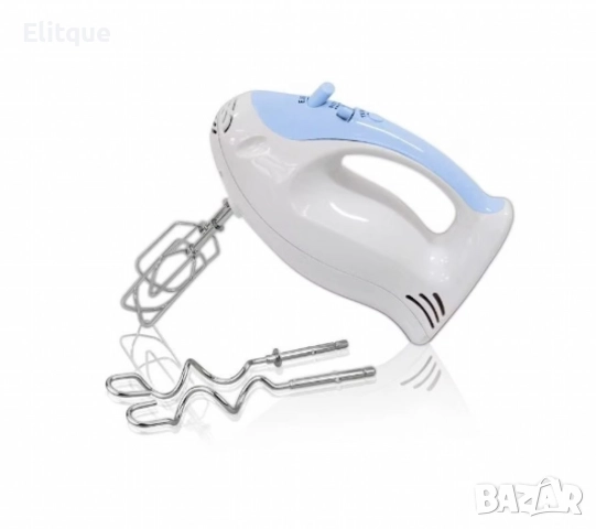 Миксер, 200W,бял/син,5 степени, снимка 4 - Миксери - 52832944