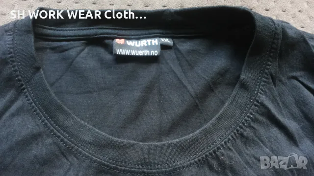 WURTH Work T-Shirt размер XL работна тениска W4-338, снимка 4 - Тениски - 48898010