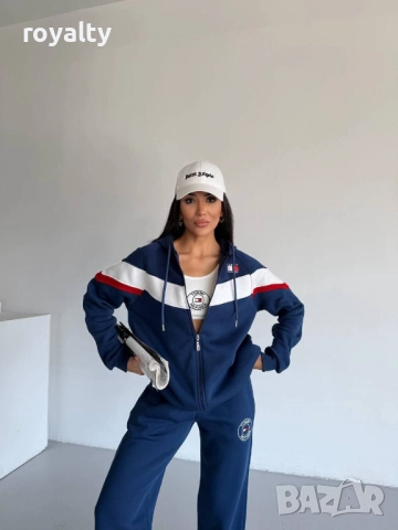 Tommy Hilfiger НА ЕДРО Син Дамски Комплект Три Части 