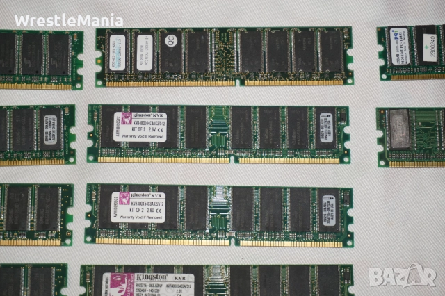 17 DDR RAM ПАМЕТ Тествана и Работеща за Настолен Компютър, снимка 4 - RAM памет - 51956230