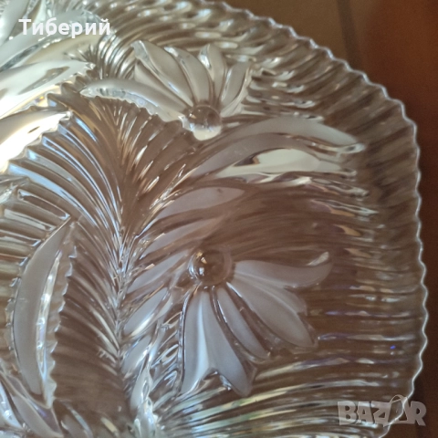 Кристална фруктиера, снимка 3 - Аксесоари за кухня - 52024783