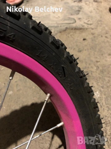 Продавам детско колело 14 цола, снимка 3 - Детски велосипеди, триколки и коли - 51387019
