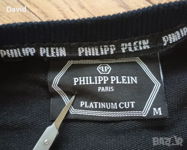 Фланелка с дълъг ръкав Phillip Plein, снимка 4 - Блузи - 45584645